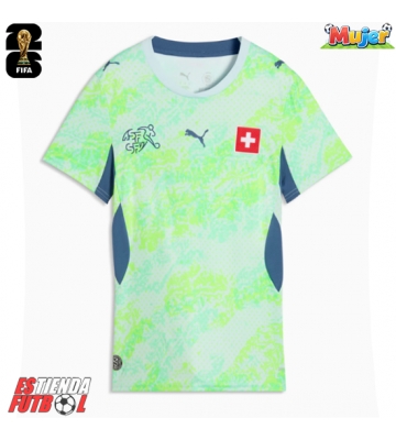 Suiza Segunda Equipación Mujer Mundial 2026 Manga Corta